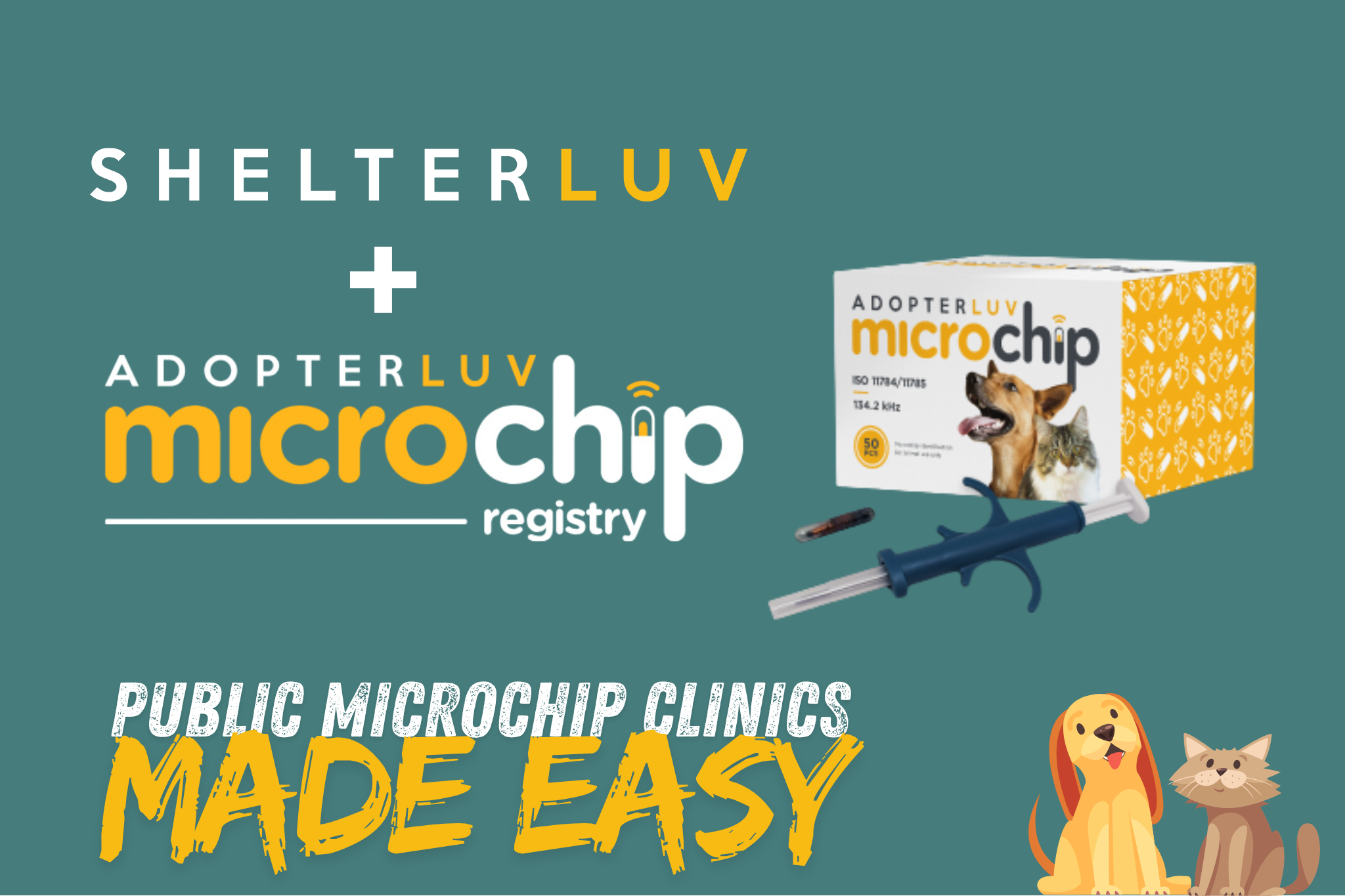 Shelterluv & Adopterluv Microchip Registery: Clincs Made Easy
